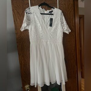Lulus white dress